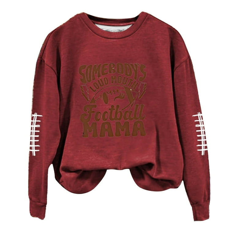 Football sweatshirt womens deals