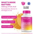 thumbnail image 3 of Pink Stork Folic Acid for Women - Formulated for Mom + Baby, 400mcg, 30 Capsules, 3 of 8