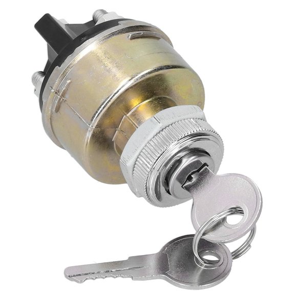 HLONK Universal Ignition Starter Switch Replacement Barrel Lock Controls KS6180 W/2 Keys