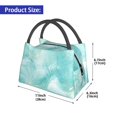 thumbnail image 2 of Disketp Blue Marble Bolsa Térmica Estampada, Bolsa Térmica Aislante para Almuerzo, Playa y Campamento, 2 of 6