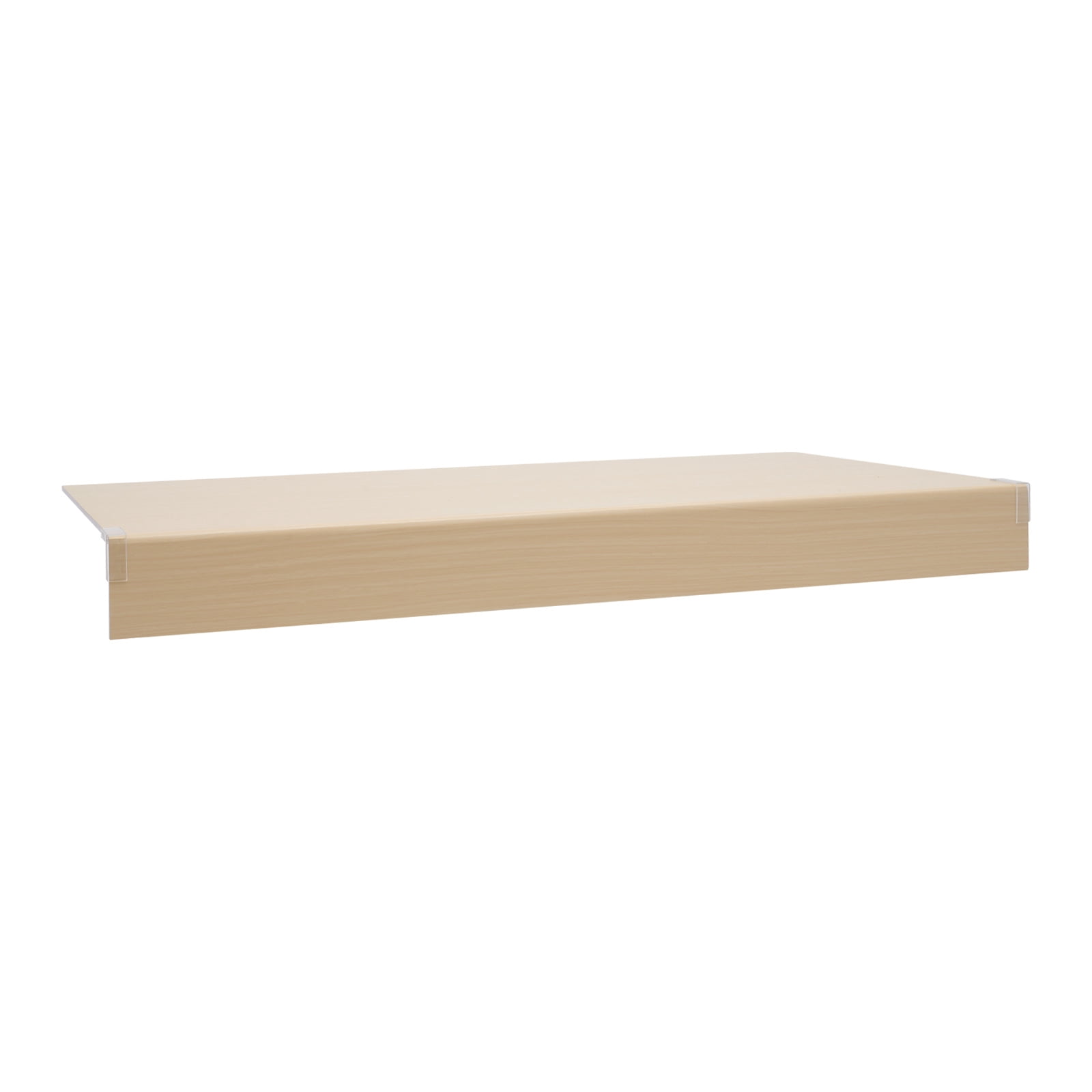 5 Pcs 33*16in Foamed PVC Wire Rack Covers  Pantry Shelves Covers Light Wood Color for Bathroom Kitchen Shelving