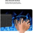 thumbnail image 3 of SHIQI-Blue Flaming Fire Flame Mouse Pad Gaming XL Large Mousepad Desk Mat Long Extended Big Keyboard Pads Table Accessories for Gaming and Office Pc Laptop Computer 31.5 X 11.8 Inch, 3 of 4