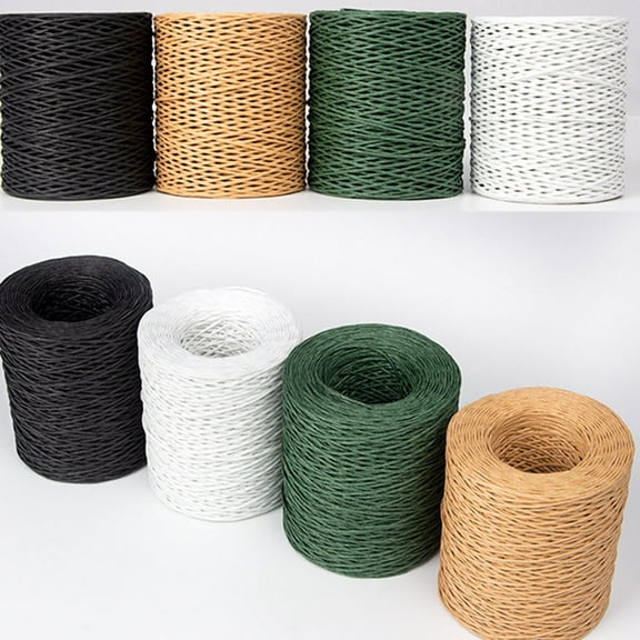 PAMINGONO Floral Stems Wire Floral Packaging Wire Synthetic Material 1 Roll Black