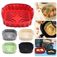 thumbnail image 2 of Accesorios para freidora de aire reutilizable, bandeja de silicona para parrilla, horno de Pizza, bandeja para hornear, estera para cesta de pollo, olla de silicona para freidora de aire, 2 of 4