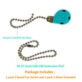 thumbnail image 4 of SPRING PARK EU/US Replacement Adjustable Speed Pull Chain Ceiling Fan Switch Control Button, 4 of 4