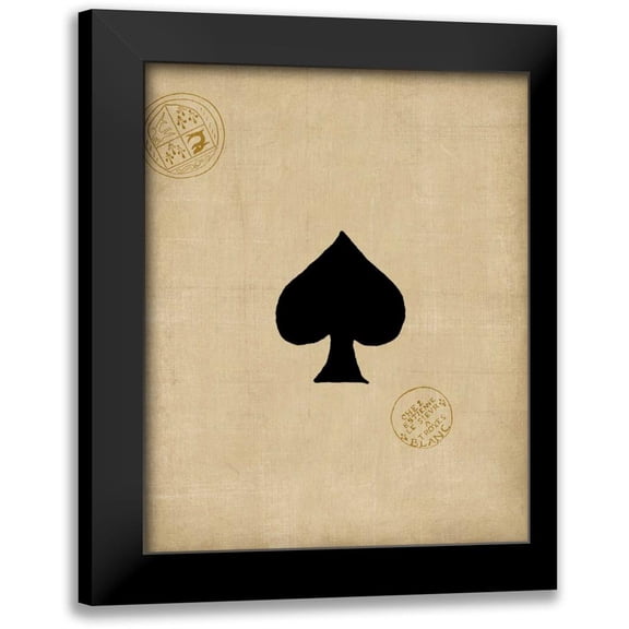 Vision Studio 12x14 Black Modern Framed Museum Art Print Titled - Spade
