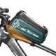 thumbnail image 3 of Tubo impermeable del bolso del marco delantero del teléfono de la Verde Sunnimix soporte para teléfono de bicicleta, 3 of 7