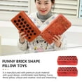 thumbnail image 2 of MasteelfCA 2pcs Funny Brick Shape Pillow Toys Plush Brick Playthings Simulation Brick, 2 of 8