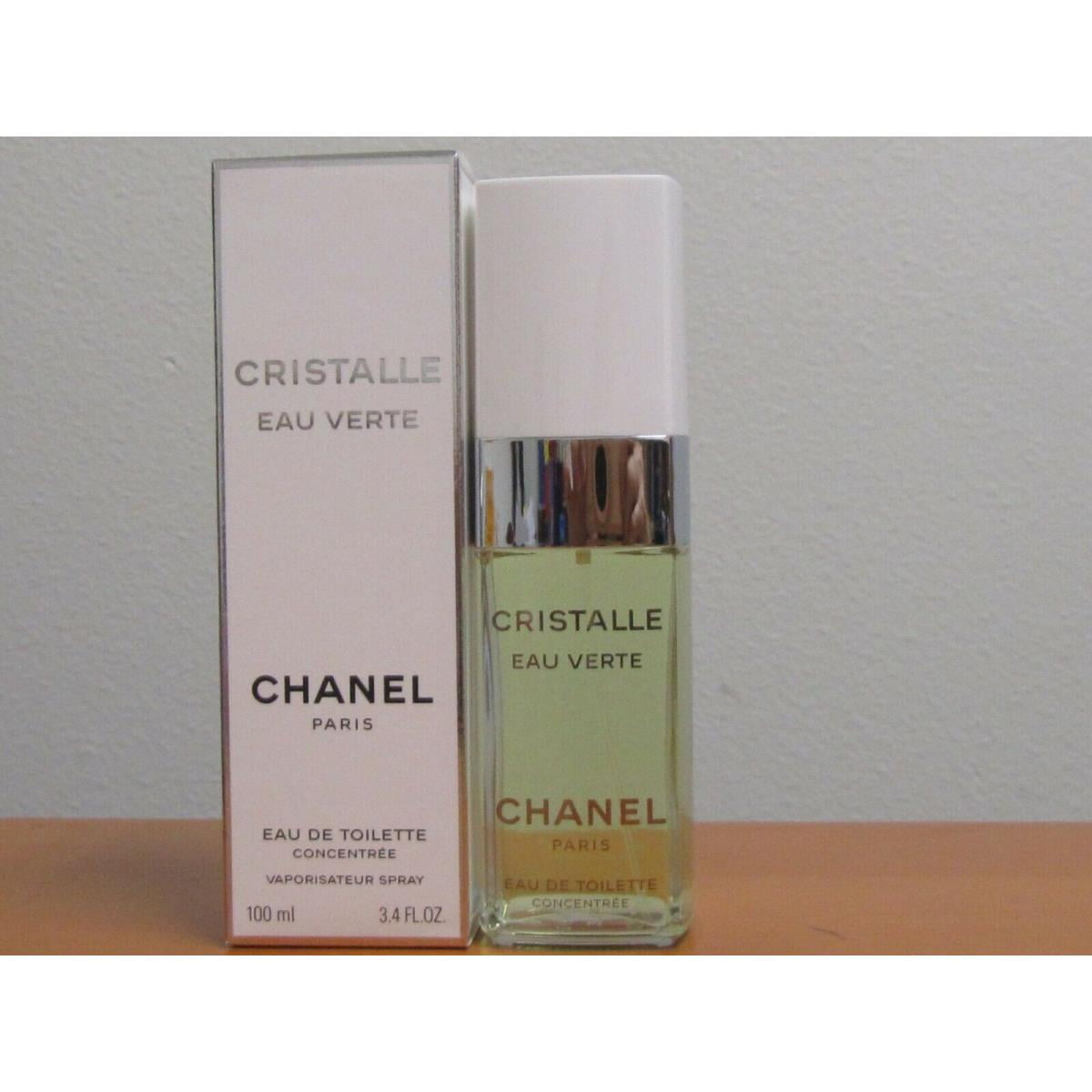 Chanel Cristalle Eau Verte EDT Spray Refreshing Fragrance for Women - 3.4 oz