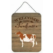 Ayrshire Cow Welcome Wall or Door Hanging Prints