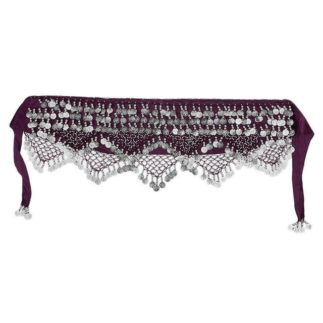 destyer Chaîne de Taille pour Danse du Ventre Violet Argent