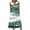 01 Green, variant on Summer Dresses for Women 2024 Plus Size S-2XL Smocked A-Line Midi Dress Casual Elegant Floral Sleeveless V Neck Dress Boho Beach Vacation Sundress 01 Green qILAKOG Size L