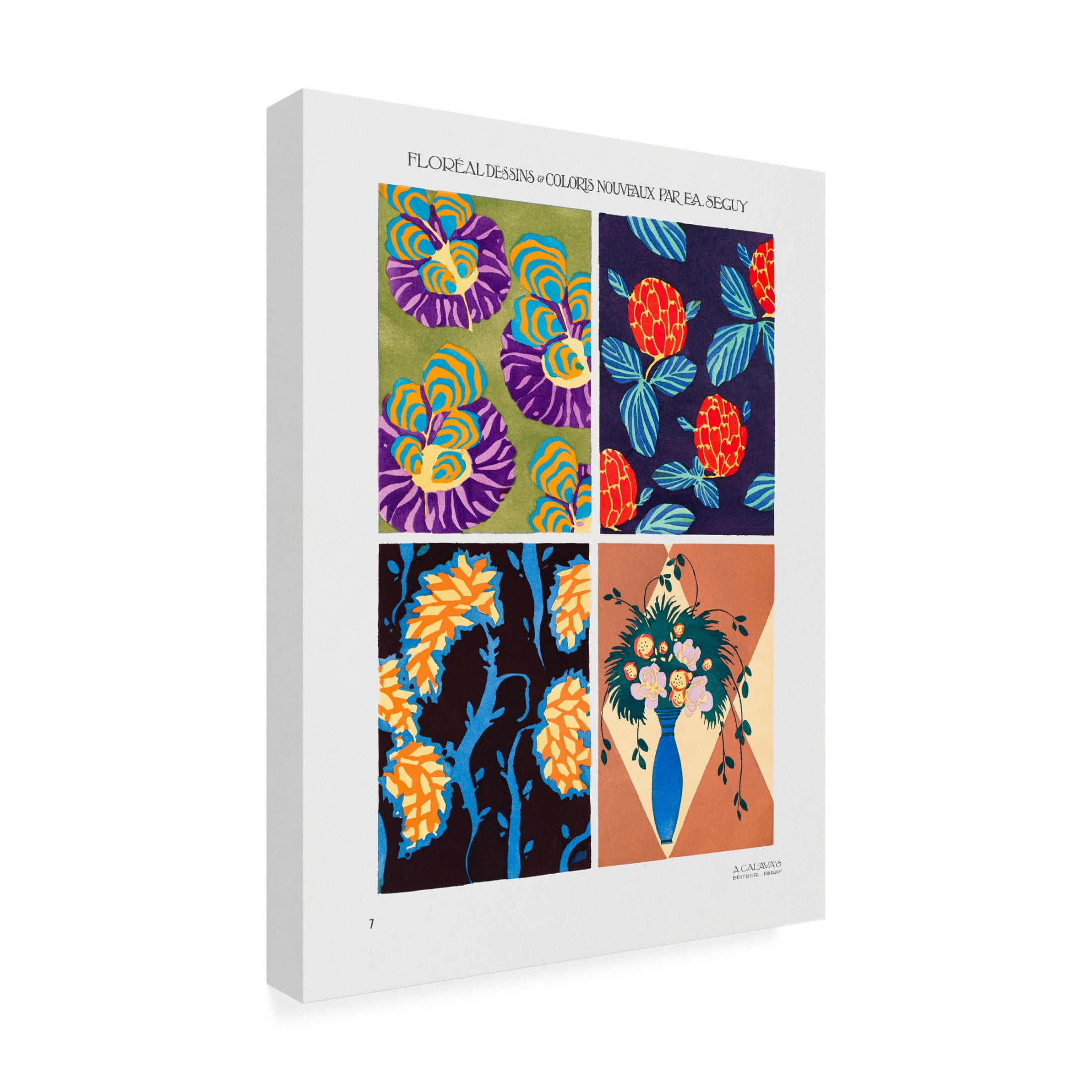Trademark Fine Art Pictufy Patterns 7 Canvas Wall Art