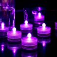 thumbnail image 2 of 12 piezas de luz LED sumergible, vela sin llama impermeable rosa T Sincero Electrónica, 2 of 5