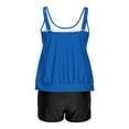 thumbnail image 5 of Awdenio Two Piece Swimsuit for Women 2025 Flowy Swimwear Two Piece Bathing Suits Swim Tank Top with Boyshorts, 5 of 8