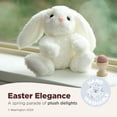 thumbnail image 4 of Bearington Lil' Whisker Easter Bunny Stuffed Animal - 6" White Easter Stuffed Animals for Everyday Cuddles and Playtime - Adorable Bunny Rabbit Plush Gift for Babies, Toddlers, and Kids, 4 of 7
