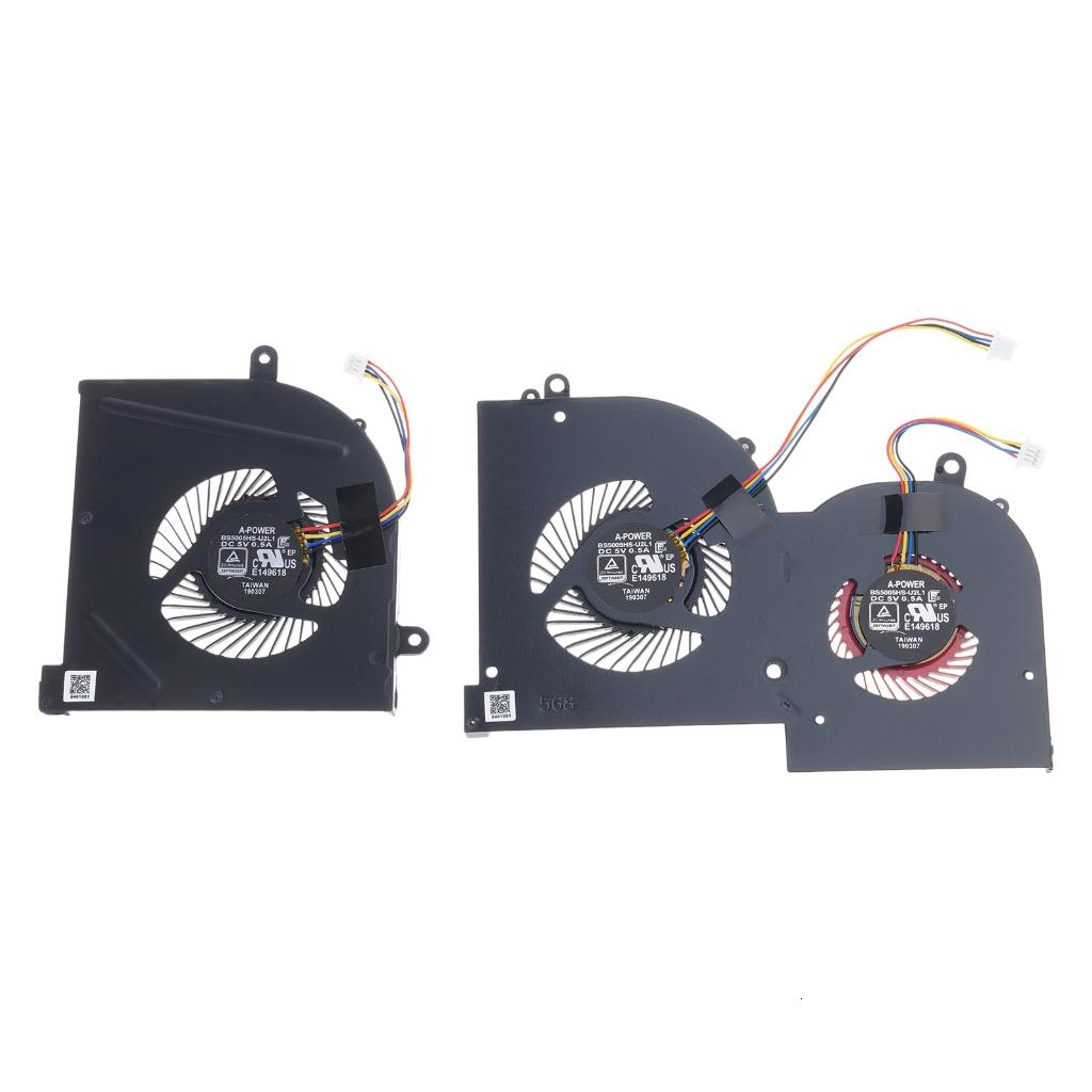 WE-POLUJ CPU Cooler Fan Portable USB Power GPU Radiator for MSI GS65 GS65VR MS-16Q2