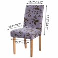 thumbnail image 1 of 4PCS Stretch Removable Washable Dining Room Chair Protector Slipcovers/Home Decor Dining Room Seat Cover Multiple Styles, 1 of 5