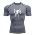 thumbnail image 1 of New Compression Shirt Men Fitness Gym Super Hero Sport Running T-Shirt Rashgard Tops Tee Quick Dry Short Sleeve T-Shirt For Men, 1 of 6