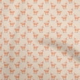 thumbnail image 1 of oneOone Viscose Chiffon Peach Fabric Animal Craft Projects Decor Fabric Printed By The Yard 42 Inch Wide, 1 of 5