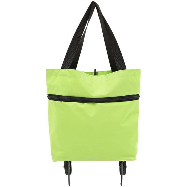 Bolsa plegable con ruedas para la compra, bolsa de supermercado, bolsa de lavandería