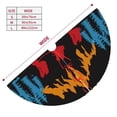 thumbnail image 3 of Lsque Not All Who Wander Are Lost Hiking Print Christmas Tree Skirt, Tree Skirt with Ties or Velcro, Perfect for Holiday Decorations, Halloween, and New Year-30", 3 of 7