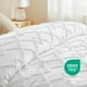 thumbnail image 5 of Juego de edredón Bedsure Boho King Size, blanco, 3 piezas, 5 of 7