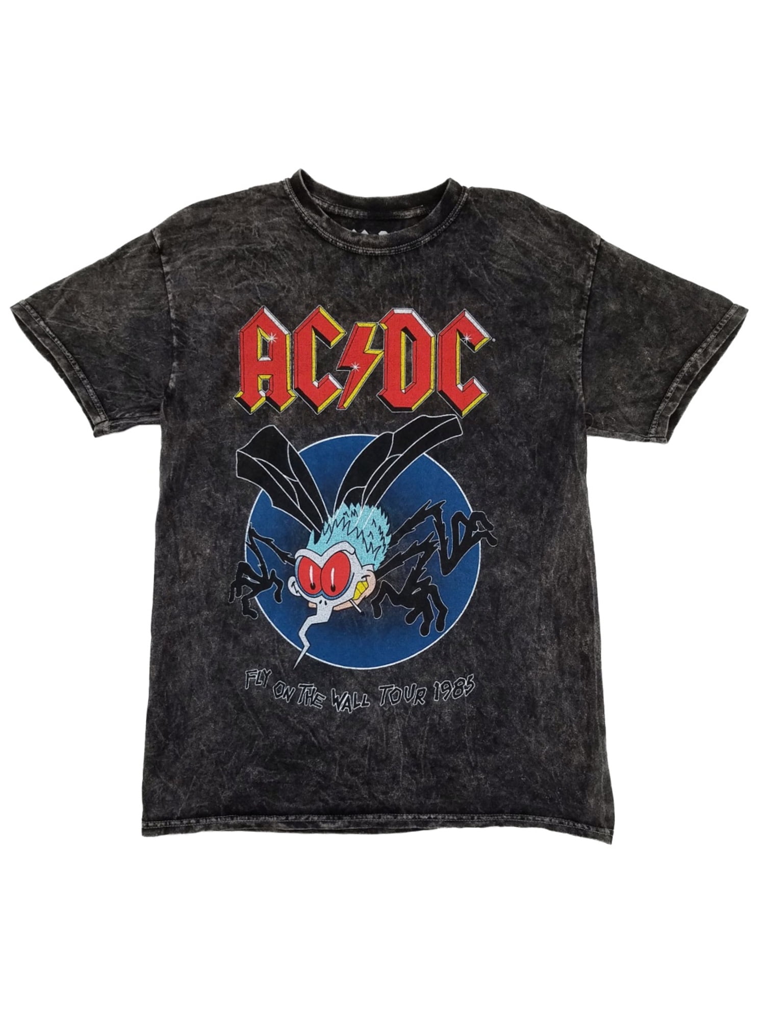 ac dc fly on the wall tour t shirt