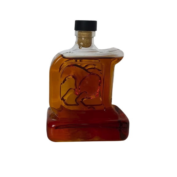 Creative Zodiac Horse Glass Bottle Portable Whiskey Decanter High Borosilicate