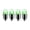 Green, variant on RGB Multi-color LED Tire Valve Stem Caps 4 Pack Vibration Activated Universal Auto Wheel Decor Lights