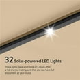 thumbnail image 4 of Yaheetech 11FT Outdoor Patio Umbrella with 32 LED Lights and Push Button Tilt, Tan, 4 of 7