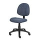Boss Office Products Réglable DX Tissu Posture Chaise de Bureau en Bleu – image 3 sur 5