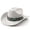 Gris Clair, variante sur Haut-de-Forme en Denim Western Classique pour Usage Quotidien - Style Cowboy Intemporel avec Bord Courbé et Design Jazz Anglais