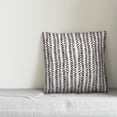 thumbnail image 2 of Creative Products Black and White Modern Herringbone 20x20 Spun Poly Pillow, 2 of 2