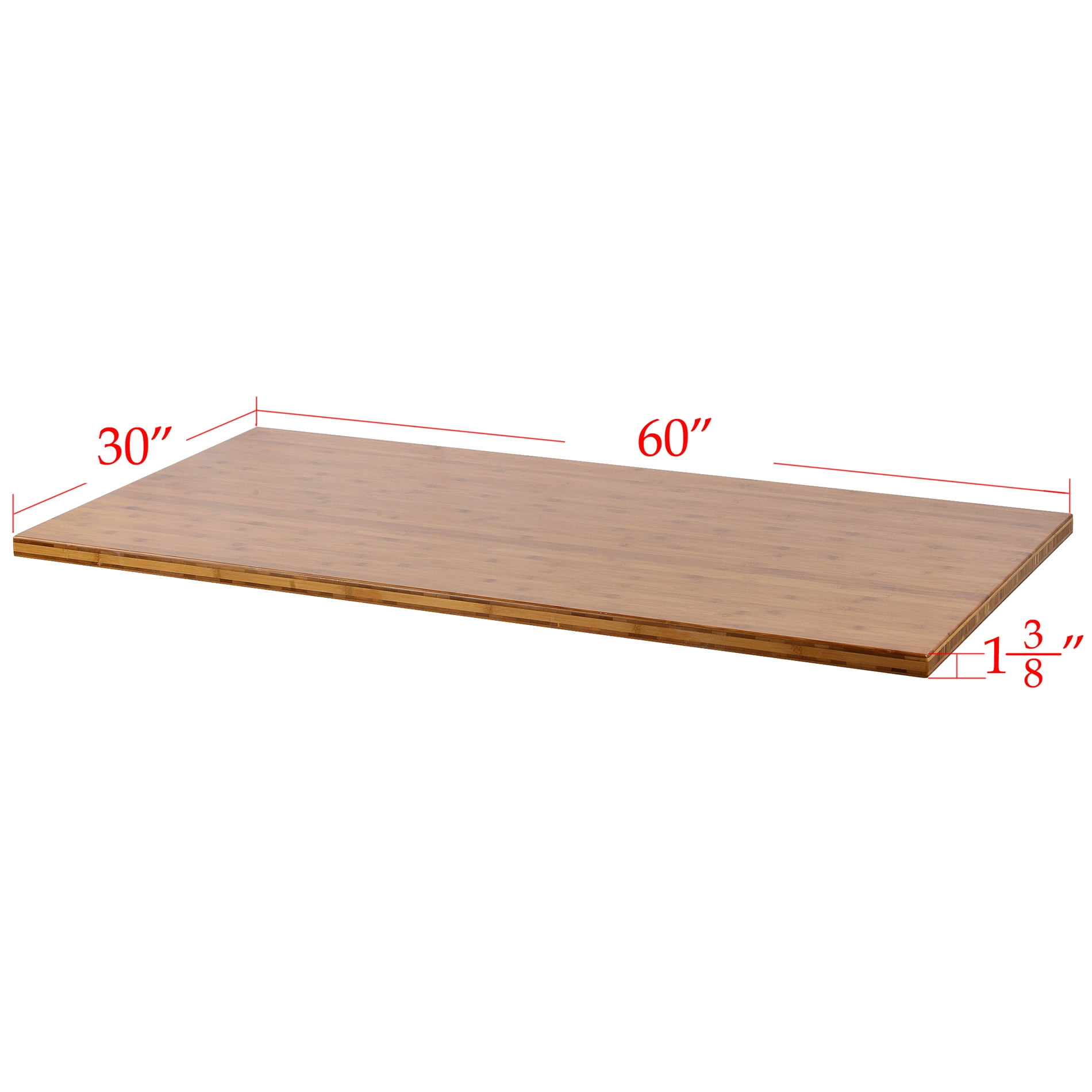 BOON Living Natural Bamboo Thick Table Top