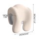 thumbnail image 5 of Almohada de cuello de espuma gris y blanca, almohada de apoyo para dormir, descanso en el escritorio y uso en el hogar, almohada de espuma de memoria de oficina para el cuello - 30*18*24cm, 5 of 6
