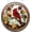 Cardinal Bird Mosaic, variant on Customized Mosaic Orchid Stained Glass Suncatcher Stained Glass Window Hanging Home Decor Garden Halloween Christmas Party Wedding Housewarming Gifts