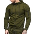 thumbnail image 6 of MSJUHEG Zip Up Hoodie Men Hoodies For Men Men'S Slim Casual Cardigan Top Zipper Sports Hooded Sweater Cotton Mens Hoodies, Mens Hoodie Gray Xxl, 6 of 6