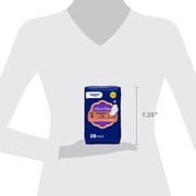 Equate Ultra Thin Pads with Flexi-Wings, Overnight Absorbency, Size 4, 28 Count