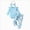 C96-Sky Blue, variant on 3-6 Months Infant Outfits Girls Sweatshirt + Joggers Pants Set Baby Sleeve Bodysuit+Floral Pants Long Ruffles Gils 2Pc Set School Set