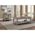 thumbnail image 1 of Topline Home Furnishings Grey Wooden Coffee Table, 1 of 1