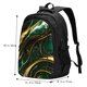 thumbnail image 5 of Balery Green Marble Mochila con carga USB para hombre y mujer - Mochila impermeable y antirrobo para laptop con puerto USB para viajes, trabajo, 5 of 7