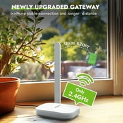 RainPoint Smart Sprinkler Timer 1 Zone Irrigation System for Garden Watering, HTV145B Water Hose Timer and HWG023WRF WI-FI Hub