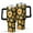 Black Sunflower-5, variant on OBREWU Sunflower Tumbler with Handle and Lid,40oz Sunflower Double Wall Vacuum Insulated Tumbler,Sunflower Cups Gift for Women and Men