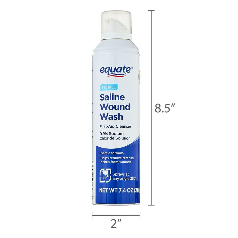 Equate Sterile Saline Wound Wash Spray, 7.4 fl oz Twin Pack photo 7