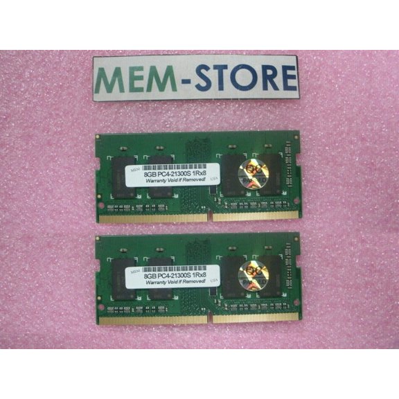 16GB (2x8GB) DDR4 2666MHz SODIMM Crucial CT2K8G4S266M Equivalent Laptop Memory (3rd Party)
