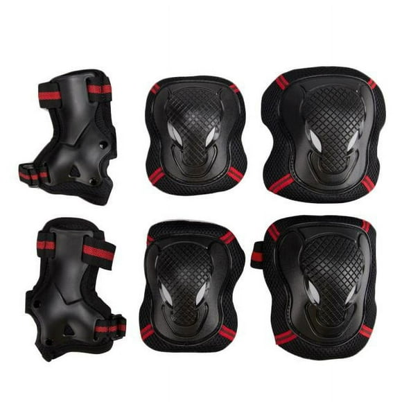 Adult Knee and Elbow Pads for Roller Skating Bmx Bike Knee Pads and Elbow Pads with Wrist Guards Protective Gear Set Knee Pads and Elbow Pads for Kids 10-12