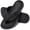 Black, variant on Men's Flip-Flops Cushioned Arch Support Non-Slip Thong Sandals for Beach Pool Indoor Outdoor