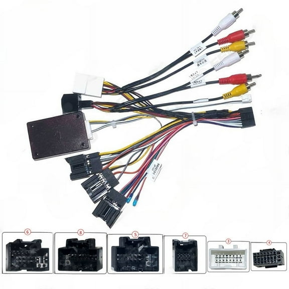 Applicable to 12-17 Chevrolet Captiva/Epica Android large screen navigation modification power line protocol box decoding box