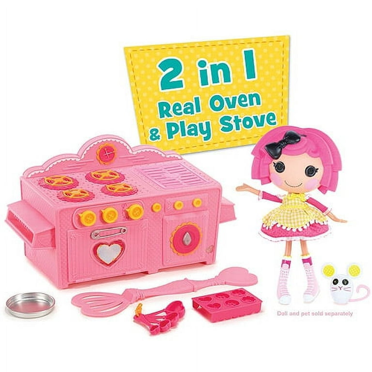 LALALOOPSY Baking Oven With Tools & Pan Real Working Oven Play Kitchen  35051529583
